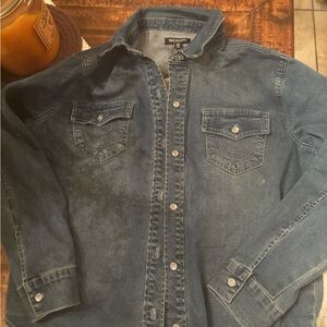 True religion, brand, medium, cozy, fire side, wash, glitter shirt